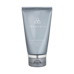 Cosmedix Pure Enzymes-Cove Medispa-Skincare-treatments-Australia-Perth-Description: A gentle, exfoliating mask that washes away dull surface impurities for radiant, smooth skin. Key Benefits: • Helps unclog pores to promote clearer, balanced skin • Provides mild exfoliation, leaving skin softer and smoother Suitable for: All skin conditions. Usage: Once a week or up to 3 times for congested skins. Apply a pea size amount to clean skin. Leave on for 15 mins then rinse.
