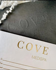 Gift Certificate-Cove Medispa-Skincare-treatments-Australia-Perth-Gift Card, Gift Certificate, Gift Idea, Gift Voucher-Shopping for someone else but not sure what to give them? Give them the gift of great skin with a Cove Medispa gift certificate. Gift cards are delivered by email and contain instructions to redeem them at checkout which can be redeemed on service only. *Not including Injectables services Our gift cards have no additional processing fees and cannot be redeemed for cash. 3 year e